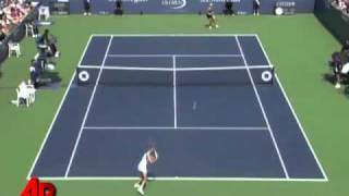 Player Collapses at US Open [upl. by Secnarf]