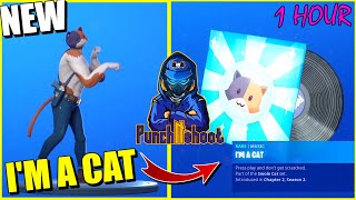 FORTNITE IM A CAT KITTY CAT SONG 1 HOUR [upl. by Haelam]