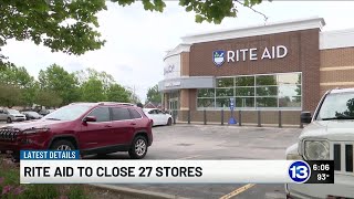 Rite Aid to close 27 stores amid federal bankruptcy case [upl. by Haneeja]