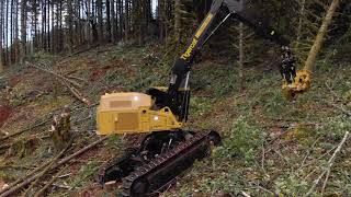 Tigercat LS855E in Oregon [upl. by Annaegroeg]