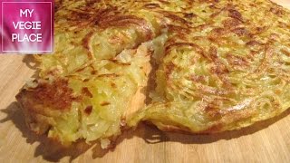 Tortilla de Patatas Vegana  Saludable [upl. by Enad]