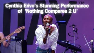 Cynthia Erivo’s Stunning Performance of Nothing Compares 2 U at NYCs Hudson Yards [upl. by Millisent792]