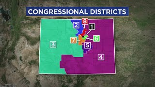 First Draft Map Of New Congressional Districts In Colorado Released [upl. by Aiden]