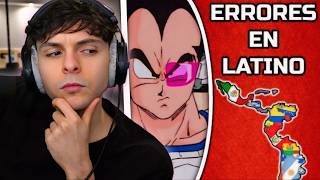 ERRORES DE DRAGON BALL EN LATINO [upl. by Roxana]