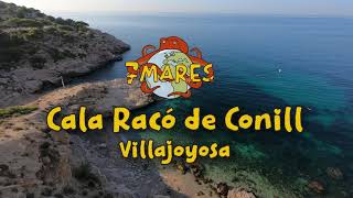 🌊 Cala RACÓ de CONILL ★ VILLAJOYOSA ★ 7 Mares 🌊 [upl. by Adnawaj]