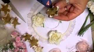 Stunning Shabby Chic Wreath Tutorial  jennings644 [upl. by Aufmann534]