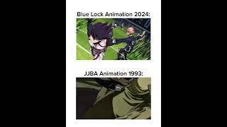 Real😨JOJO vs BLUELOCK jjba jojoova jojo bluelock animation anime shorts shortsvideo [upl. by Rettke]