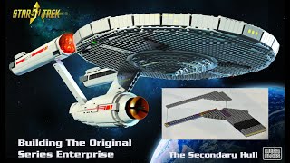 Building The Mega Bloks TOS Enterprise Pt 13 EngineeringSecondary Hull [upl. by Drauode]