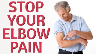 STOP Your Elbow Pain Tennis Elbow in 90 Seconds Self Treatment [upl. by Constance]