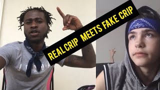 Real Crip Reaction to Fake Crip [upl. by Enitsud]