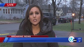 Ashley Cafaro is live outside of Ava Woods home following apparent murdersuicide [upl. by Saiff]