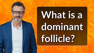 What is a dominant follicle [upl. by Medeah]