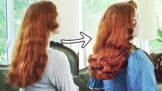 EASY Vintage Curls with FoamSponge Rollers  Updated Tutorial [upl. by Aiceila]