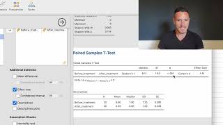 Paired TTest on Jamovi  Example Results Section [upl. by Shelton730]