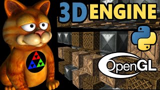 Lets code 3D Engine in Python OpenGL Pygame Tutorial [upl. by Sirrep]