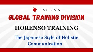 HORENSO TRAINING Online Open Seminar  Training details amp Information [upl. by Tahp]