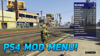 GTA5 PS4 FUN WITH MOD MENU PS4 MODDING [upl. by Brookner]