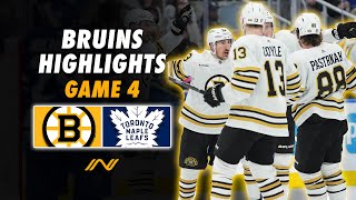 Bruins Playoff Highlights Best of Bostons Pivotal Game 4 Performance vs Toronto [upl. by Devona155]