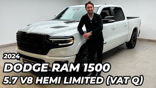 2024 Dodge Ram 1500 57 V8 HEMI Limited VAT Q [upl. by Magnum]