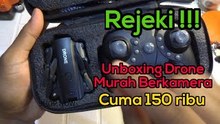 Unboxing Drone Murah 100 ribuan  Drone S107 si kecil tapi kamera bagus [upl. by Emmye658]