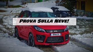 Ligier JS50 Sport  TEST SULLA NEVE APRILE2021 [upl. by Ateekram]