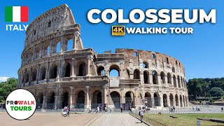 Colosseum Walking Tour  4K  Rome Italy [upl. by Deden]