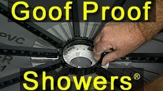 Goof Proof Shower Installation Guide  McCurleys Floor Center Inc [upl. by Strickler]