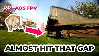 Almost Hit That Gap 🙈  35 FPV [upl. by Derte]