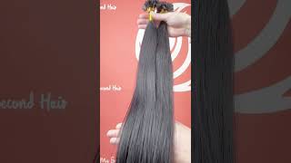 U tip hair extensions 1 color Remy human hair [upl. by Doreen]