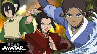 1 HOUR of the Strongest Women from Avatar The Last Airbender 💪  Avatar [upl. by Bat473]