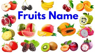 Fruits Name  Learn Fruits Name in English  Name of Fruits Basic English Learning  fruit fruits [upl. by Ardnasela343]