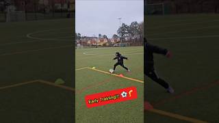 Early training before school ⚽️🦵 Focus on technical drills todayteqnique football [upl. by Gibb]