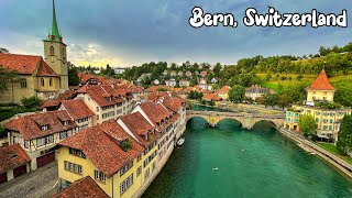 Bern Switzerland walking tour 4K  The most beautiful Swiss cities  Charming city [upl. by Ariana]