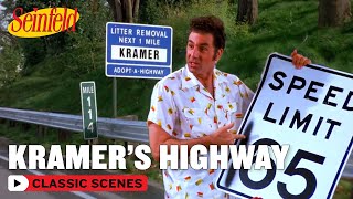 Kramer Adopts A Highway  The Pothole  Seinfeld [upl. by Auahsoj]