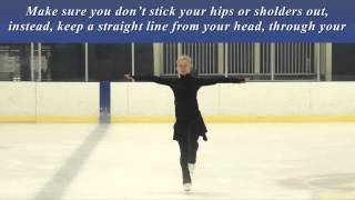 7 Skating Basics One Foot Glides Forward and Backward [upl. by Ahseiyn]