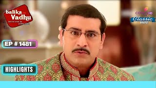 Anoop को पता चला कि Shiv उसका बेटा है  Balika Vadhu  बालिका वधू [upl. by Sivet]