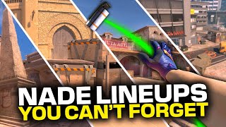 25 ESSENTIAL CS2 NADES For All Maps  EASY LINEUPS [upl. by Amora]