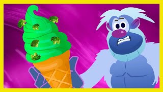 Broccoli Ice Cream Song for Kids  30 mins monster hunt mix by Mister Kipley [upl. by Lednyc]