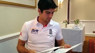 Alastair Cook answers more questions from the fans [upl. by Annawahs]