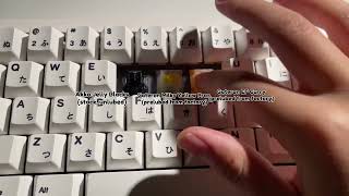 switch comparison Gateron Milky Yellow Pro Gateron EF Curry amp Akko Jelly Blacks [upl. by Jeffcott]