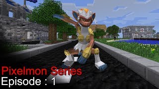 Minecraft Pixelmon Ep 1  الحلقه التعريفيه [upl. by Ahsinut180]