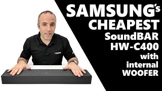 Samsung HWC400 Cheapest Soubdbar is it Any Good [upl. by Kristine688]