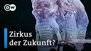 Holographie statt echter Tiere im Zirkus  Euromaxx [upl. by Ladnar]