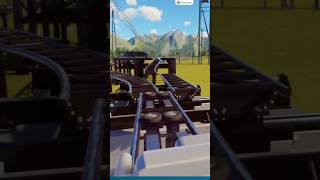 Planet Coaster 2 SWITCH TRACKS in Action 👀 planetcoaster2 themepark rollercoaster [upl. by Ermine719]