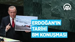 Cumhurbaşkanı Erdoğanın BMdeki tarihi konuşması [upl. by Aretahs]