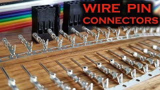 How To Crimp and Use Pin Connectors For Your Arduino Jumper Wires  replacing old wire pins [upl. by Hsiekal]