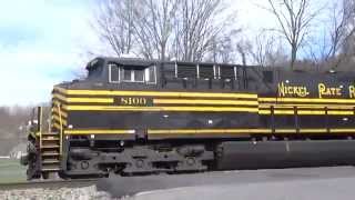 Railfanning At Bluefield WestVirginia 1168 2015 NS 8100 amp 8104 [upl. by Jayson]