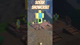 New Solar Element Showcase  Elemental Dungeons elementaldungeons roblox robloxgames [upl. by Sardse]