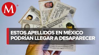 ¿Está el tuyo Estos son los tres apellidos más raros de México y su origen [upl. by Aisanat436]