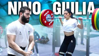 Giulia Imperio Antonino Pizzolato Squat Motivation [upl. by Mareld]